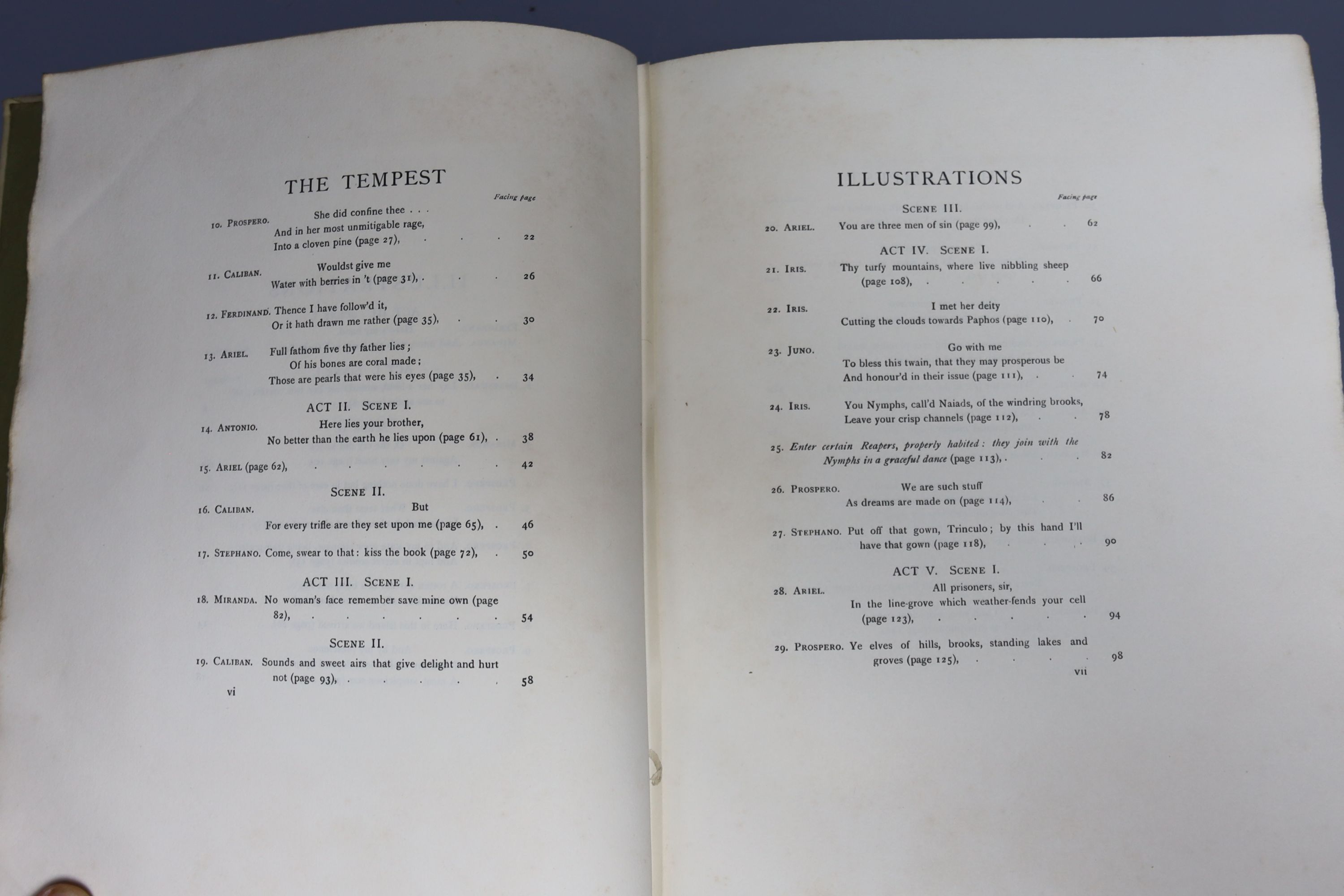 Shakespeare's Comedy of The Tempest, with illustrations by Edmund Dulac, 380/500